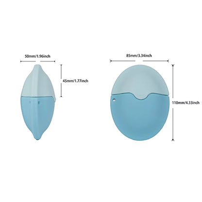 Silicone Suncream Roller Applicator Refillable Oval Isolation Lotion Cream Bottles Stitching Color Cosmetics Tool Travel